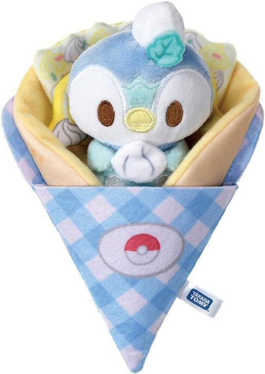 Pokemon PokePiece Twirling Crepe Plush Piplup
