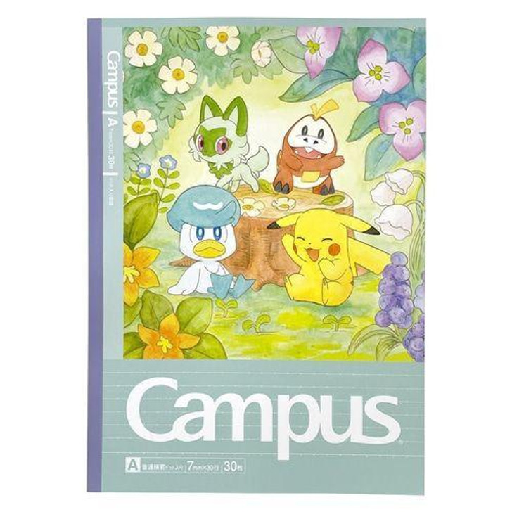  Pokemon Center Original Campus Ruled Notebook Design A (One-Scene Art Series) 