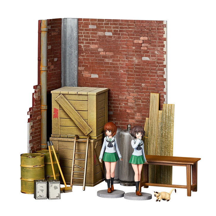 Kaiyodo ARTPLA 1/24 Girls und Panzer das Finale Garage Set [A] Plastic Model