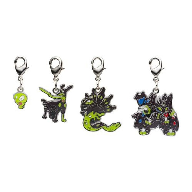 Pokemon Center Original Nationwide Pokedex Metal Charm Set - Zygarde (718)