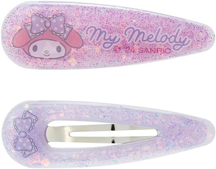 Sanrio Hair Accessory Glitter Hair Clip Set - My Melody