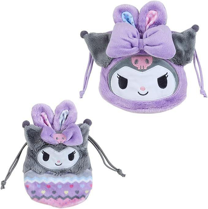 Sanrio Drawstring Bag 2pcs Set - Kuromi (Easter Rabbit) 