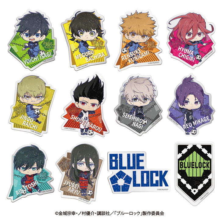 Heart BLUELOCK Laminated Sticker Collection 12pcs Box