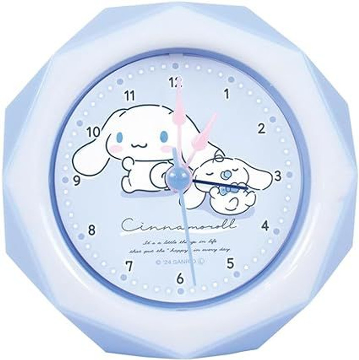 T's Factory Sanrio Diamond Cut Alarm Clock Cinnamoroll