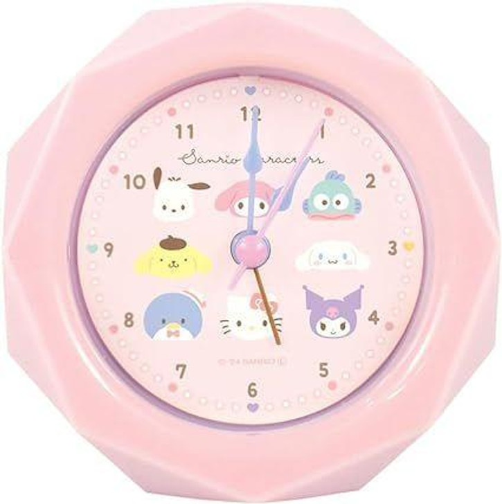  T's Factory Sanrio Diamond Cut Alarm Clock Sanrio Faces 