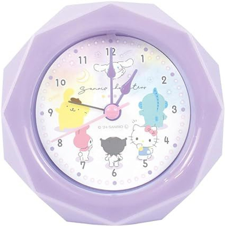 T's Factory Sanrio Diamond Cut Alarm Clock Sanrio Characters