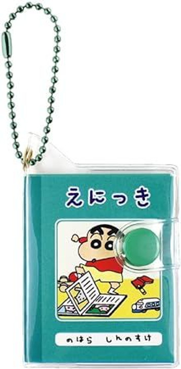 T's Factory Shin-Chan Mini Notebook Keychain with Photo Window - Picture Diary