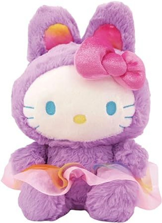 Nakajima Sanrio Bunnysuit Plush Hello Kitty Purple