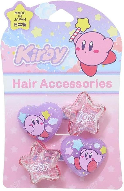 Shobido Kirby Hair Clip - Kirby and Star - Purple