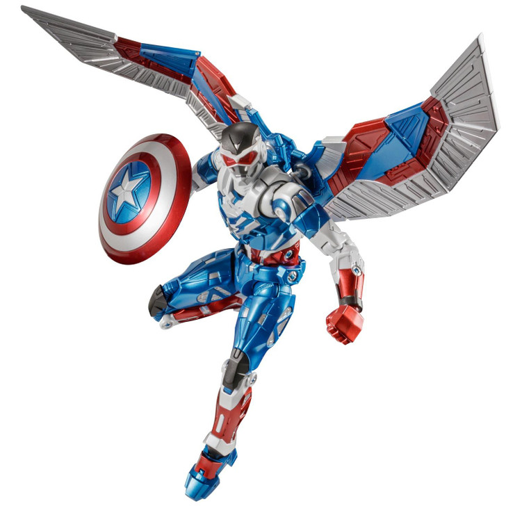 Sentinel Fighting Armor Captain America (Sam Wilson ver.) Action Figure (Marvel)