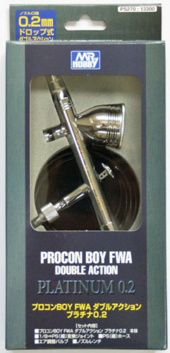 GSI Creos Mr.Hobby PS270 PROCON BOY FWA DOUBLE ACTION PLATINUM 0.2 (4973028835007)