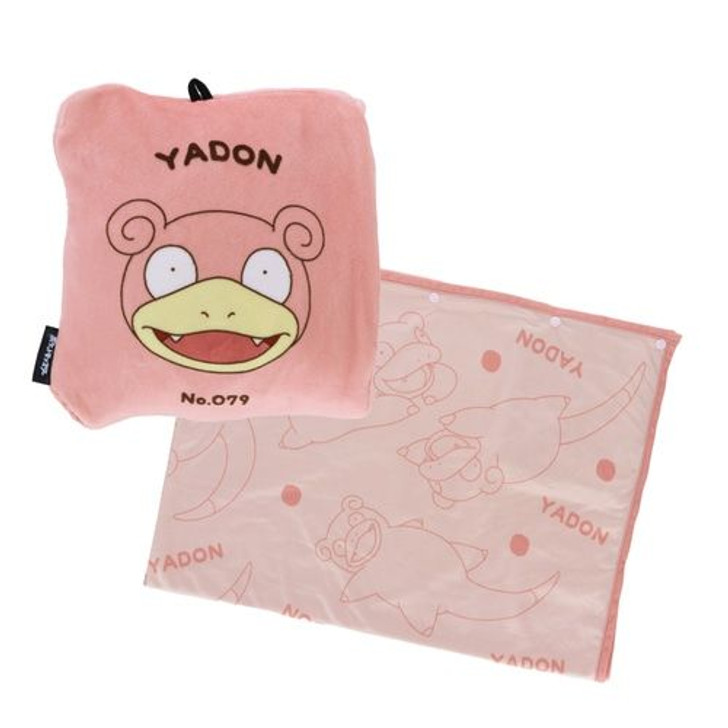 Pokemon Center Original Packable Travel Blanket Yadong (Slowpoke)