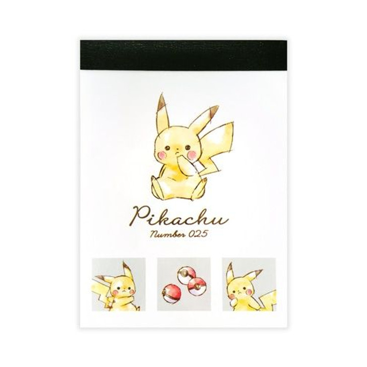 Pokemon Center Original Mini Memo Set "Pikachu number025"