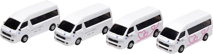 Kato 23-651D Toyota Hiace Super Long (for Elderly Day Care) 4 Cars (N scale)