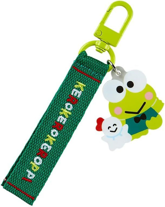 Sanrio Embroidery Tag Keychain Kero Kero Keroppi