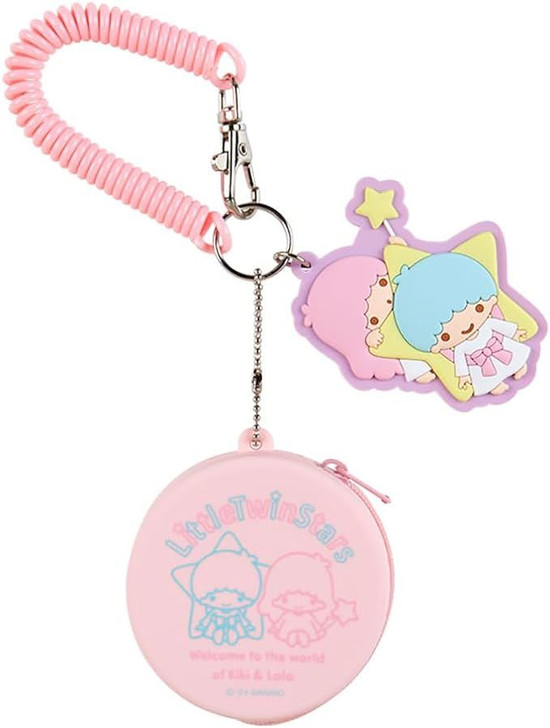 Sanrio Mini Case and Keychain Charm Little Twin Stars