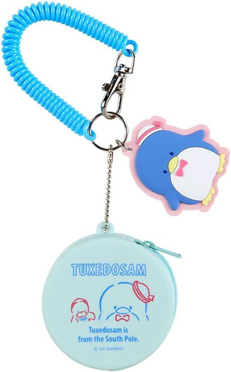 Sanrio Mini Case and Keychain Tuxedo Sam