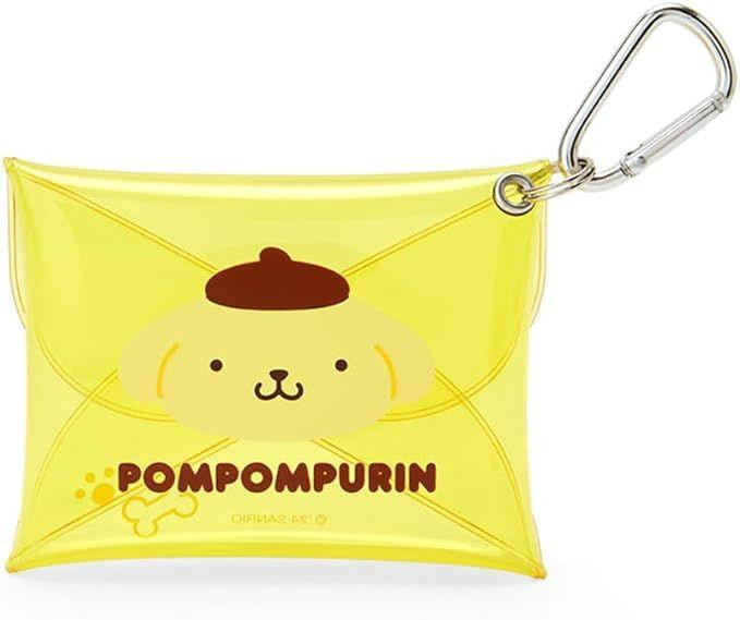  Sanrio Mini Clear Case with Carabiner Pom Pom Purin 