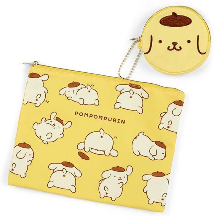pompomページ Pompompurin Mini Zipper Pouch (Friendship Time Series)