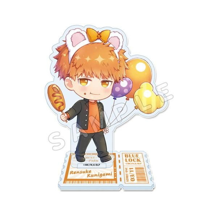 Seasonal-plant's Blue Lock Puchichoko Acrylic Stand Rensuke Kunigami Amusement Park