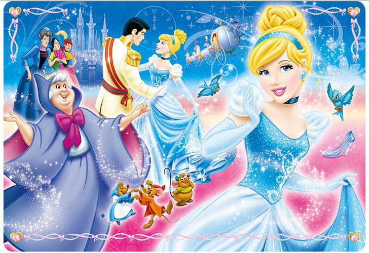 Tenyo DC60-094 Jigsaw Puzzle Disney Lovely Cinderella (60 Pieces) Child Puzzle