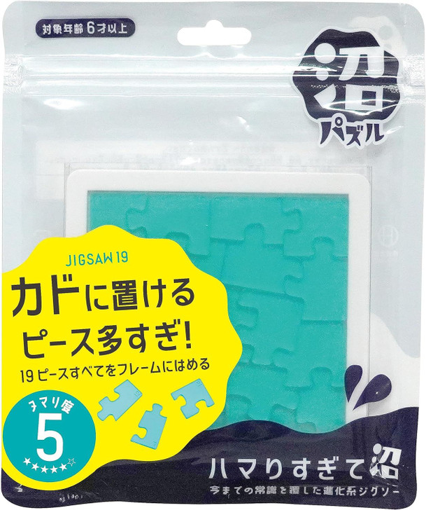 Hanayama Jigsaw Puzzle Swamp - Too Many Corner Pieces! (19 Pieces)
