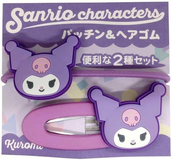 Sanrio Hair Clip and Band Set Kuromi
