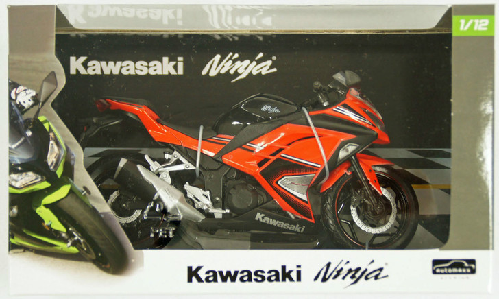 Aoshima Skynet 80917 kawasaki Ninja250 Orange SE 1/12 Scale (4905083080917)