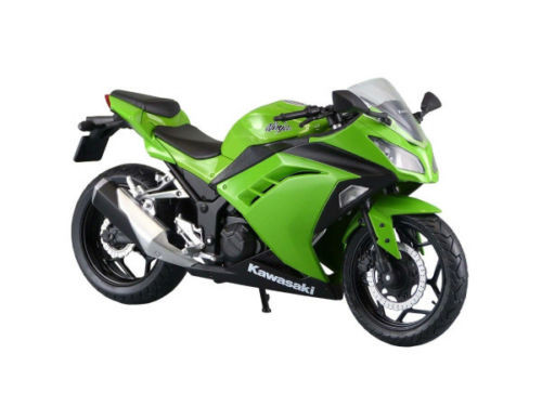 Aoshima Skynet 80931 kawasaki Ninja250 Lime Green 1/12 Scale