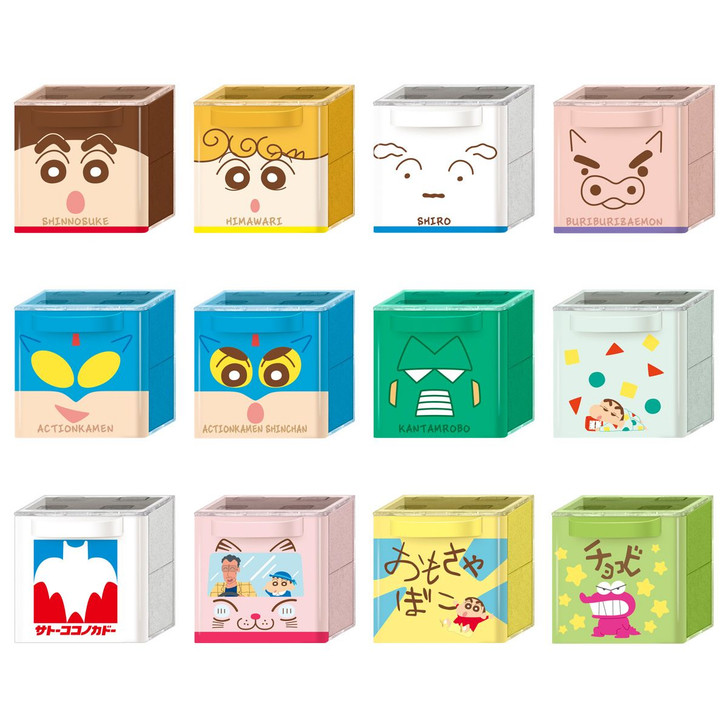 Bandai Candy Crayon Shin-chan CUCASE Case Collection 12pcs Box