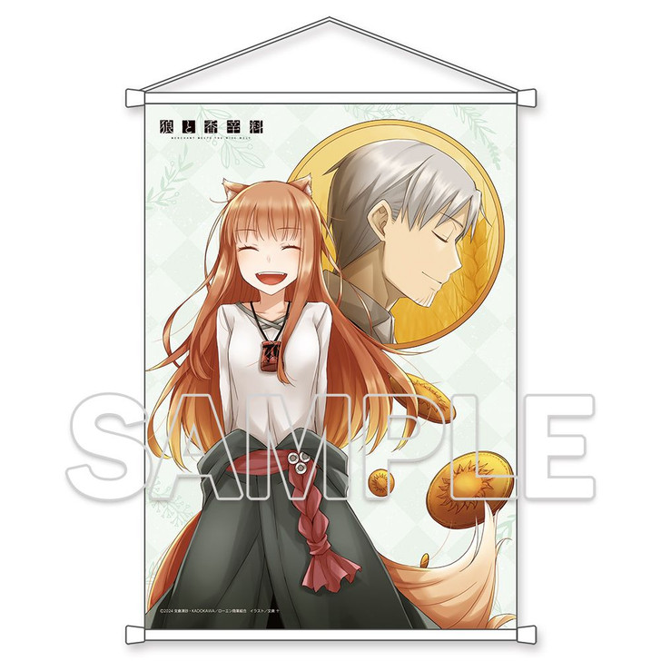 KADOKAWA Spice and Wolf: Merchant Meets the Wise Wolf W Suede B2 Tapestry Ver. Dengeki Bunko Renewal Cover 2