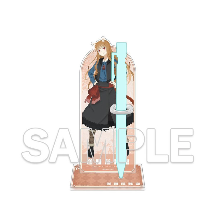 KADOKAWA Spice and Wolf: Merchant Meets the Wise Wolf Big Acrylic Pen Stand Holo