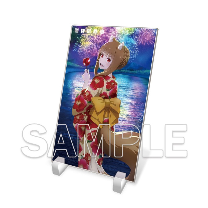 KADOKAWA Spice and Wolf: Merchant Meets the Wise Wolf Visual Acrylic Plate Holo (Summer Festival)