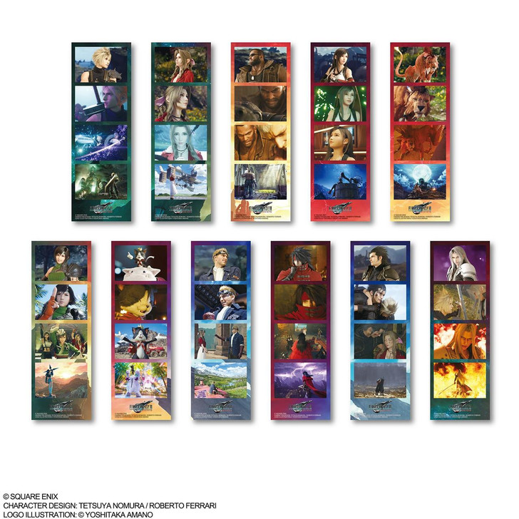 Final Fantasy VII Rebirth Photography Stickers 11pcs Box