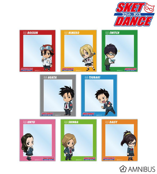 arma bianca TV Anime SKET DANCE Trading Chibi Character Acrylic Card 8pcs Complete Box