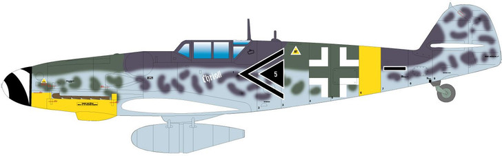 Platz 1/48 WW.II Luftwaffe Messerschmitt Bf-109 G-6 52nd Fighter Wing Plastic Model