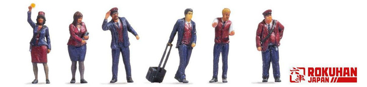  Rokuhan S202 1/220 Model People 'Station Attendant' (Z scale) 
