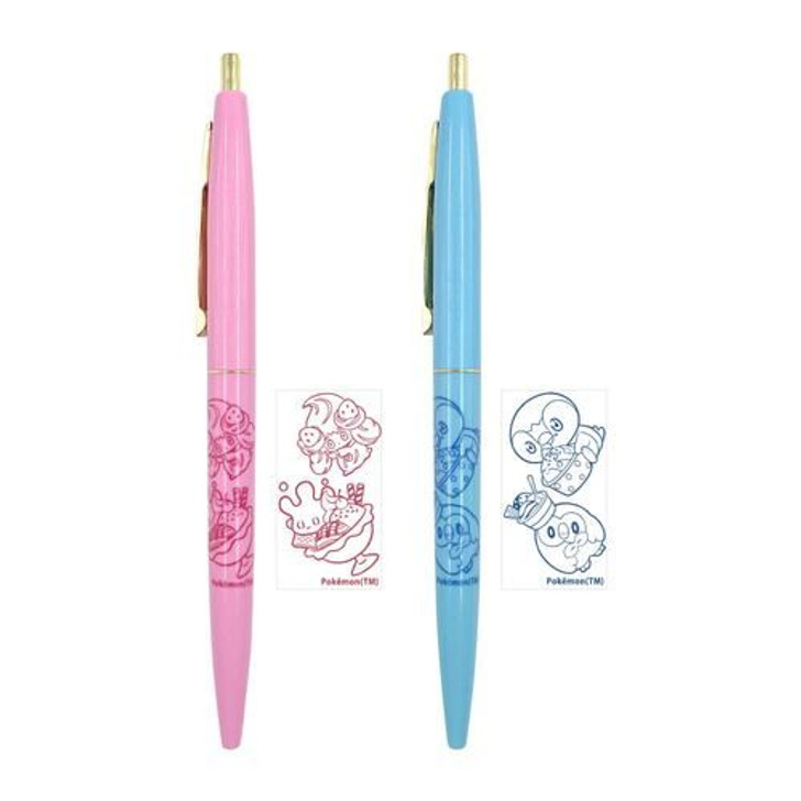 Pokemon Center - Pen Set PokePeace Sweet Shop - Pink & Blue - Two Ballpoint Pens