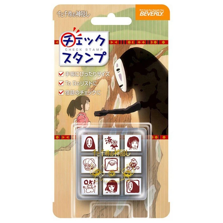  Beverly Studio Ghibli Spirited Away Check Stamp 
