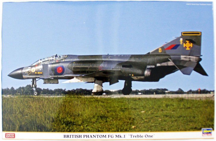 Hasegawa 07441 British Phantom FG Mk.1 Treble One 1/48 Scale Kit (4967834074415)