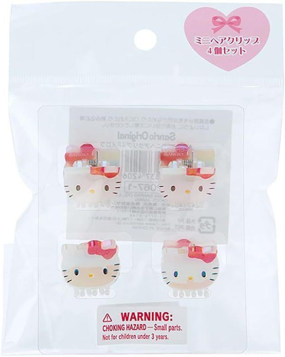  Sanrio Mini Hair Clip Hello Kitty (Set of 4 Pieces) 