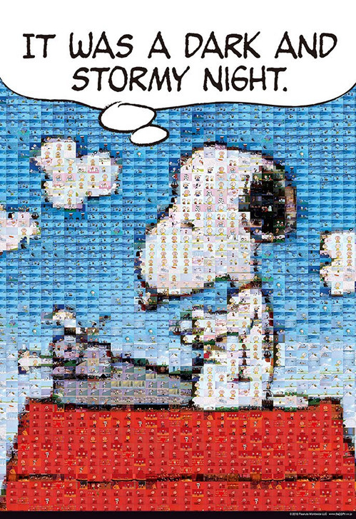 Beverly Jigsaw Puzzle 83-083 Peanuts Snoopy Mosaic Art (300 Pieces)