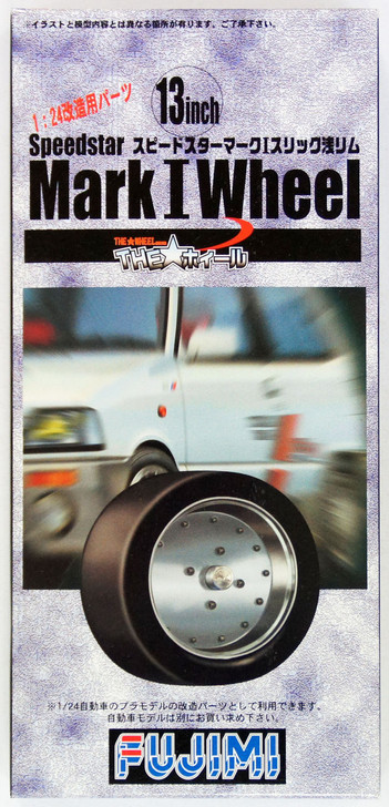 Fujimi TW05 Speedstar Mark I Wheel & Tire Set 13 inch 1/24 Scale Kit (4968728192734)