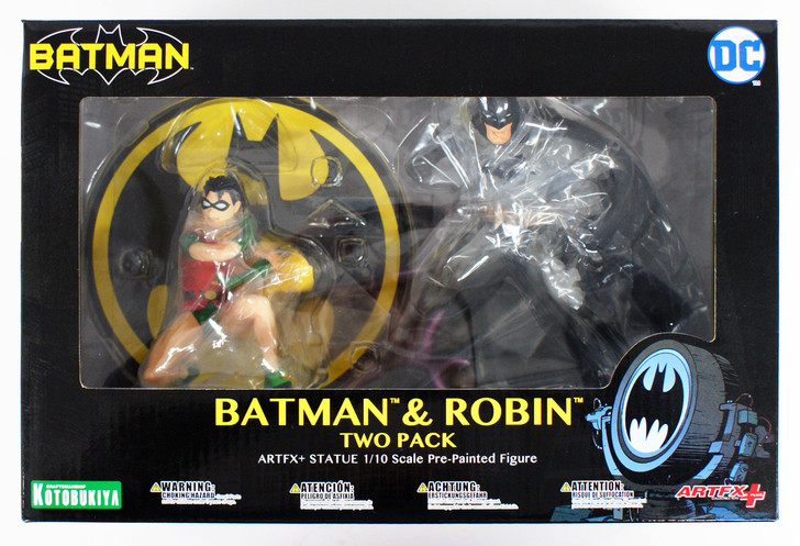 Kotobukiya SV174 ARTFX+ Batman & Robin 2 Pack 1/10 Scale Figure (4934054903054)