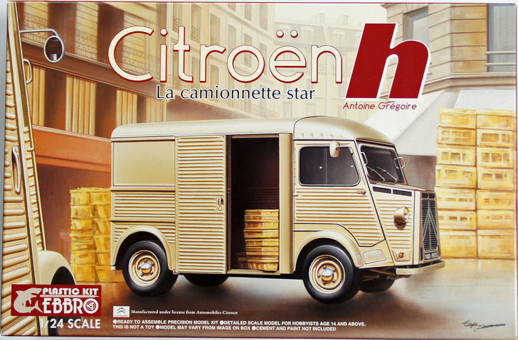 Ebbro 25007 Citroen H Van Master Series F-1 1/24 Scale Plastic Model Kit (4526175250072)