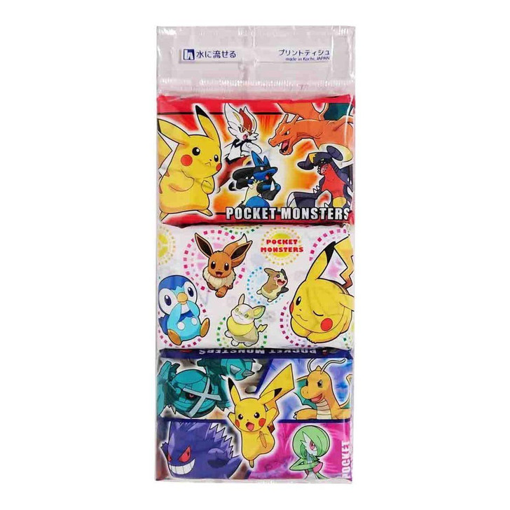 Pocket Tissue 6P Pocket Monster