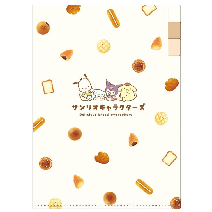  T's Factory Sanrio Clear File (Retro Bread Series) 