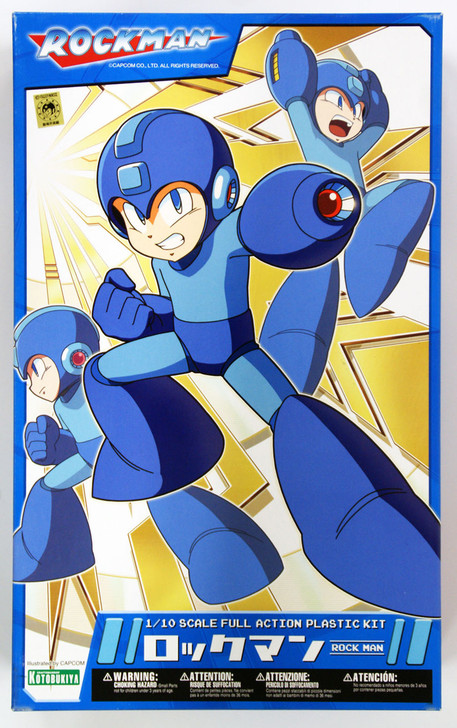Kotobukiya KP140 Rockman (Megaman) 1/10 Scale Plastic Model Kit (4934054103539)