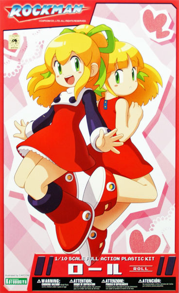 Kotobukiya KP141 Rockman (Megaman) Roll 1/10 Scale Plastic Model Kit (4934054103546)