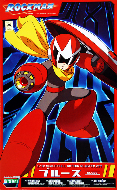 Kotobukiya KP153 Rockman (Megaman) Blues 1/10 Scale Plastic Model